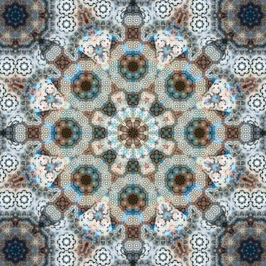 Kusursuz kare desenli. Sanat eseri. Kaleydoskop