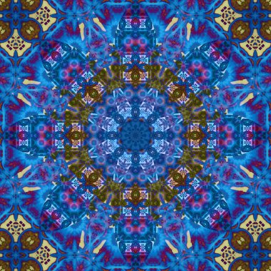 Kusursuz kare desenli. Sanat eseri. Kaleydoskop