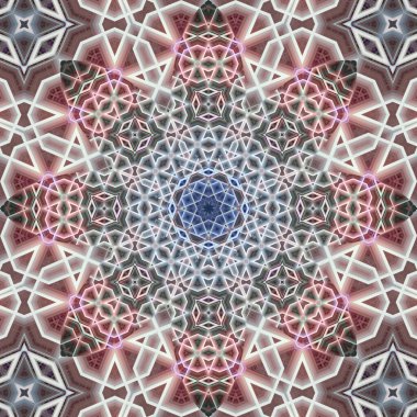 Kusursuz kare desenli. Sanat eseri. Kaleydoskop