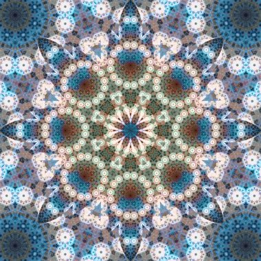 Kusursuz kare desenli. Sanat eseri. Kaleydoskop