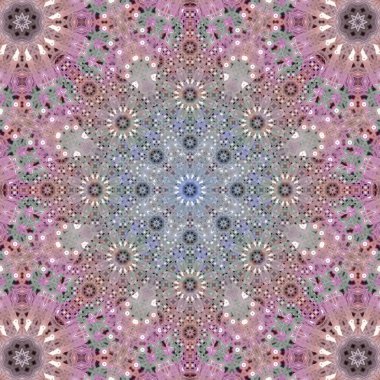 Kusursuz kare desenli. Sanat eseri. Kaleydoskop