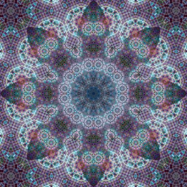 Kusursuz kare desenli. Sanat eseri. Kaleydoskop