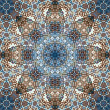 Kusursuz kare desenli. Sanat eseri. Kaleydoskop