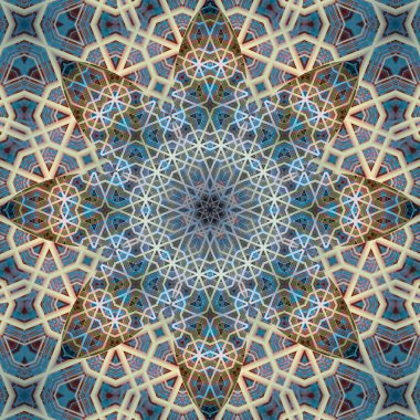 Kusursuz kare desenli. Sanat eseri. Kaleydoskop