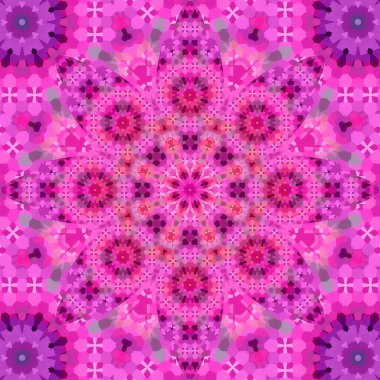 Kusursuz kare desenli. Sanat eseri. Kaleydoskop