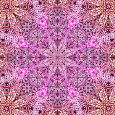 Kusursuz kare desenli. Sanat eseri. Kaleydoskop