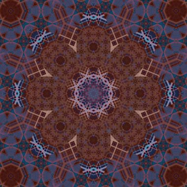 Kusursuz kare desenli. Sanat eseri. Kaleydoskop