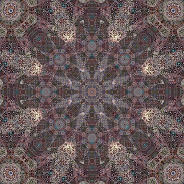 Kusursuz kare desenli. Sanat eseri. Kaleydoskop