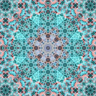 Kusursuz kare desenli. Sanat eseri. Kaleydoskop