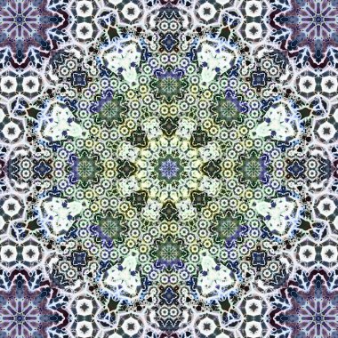 Kusursuz kare desenli. Sanat eseri. Kaleydoskop