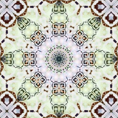 Kusursuz kare desenli. Sanat eseri. Kaleydoskop