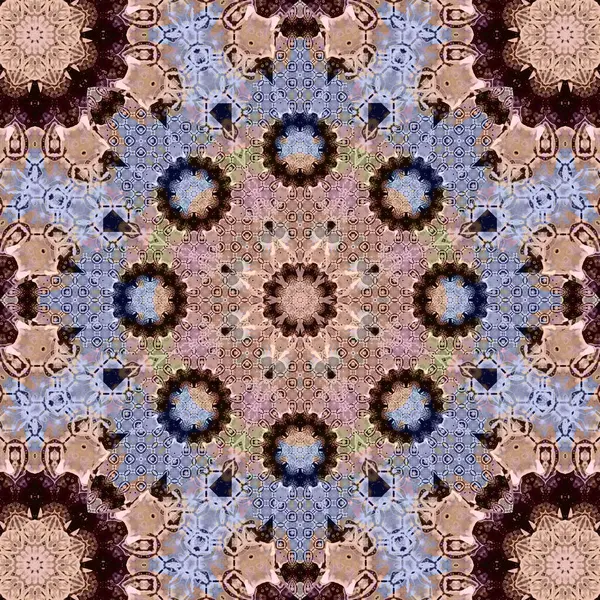 stock image Seamless square pattern texture. Art pattern. Kaleidoscope