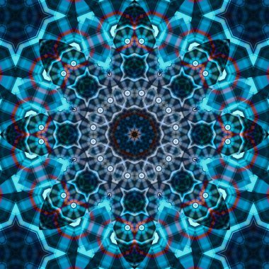 Kusursuz kare desenli. Sanat eseri. Kaleydoskop