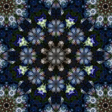 Kusursuz kare desenli. Sanat eseri. Kaleydoskop