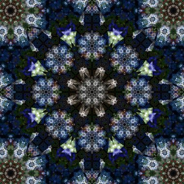 Kusursuz kare desenli. Sanat eseri. Kaleydoskop