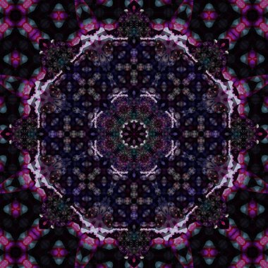 Kusursuz kare desenli. Sanat eseri. Kaleydoskop