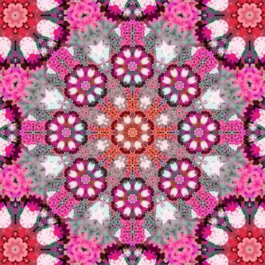 Kusursuz kare desenli. Sanat eseri. Kaleydoskop