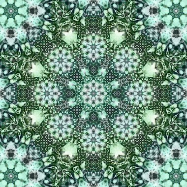 Kusursuz kare desenli. Sanat eseri. Kaleydoskop