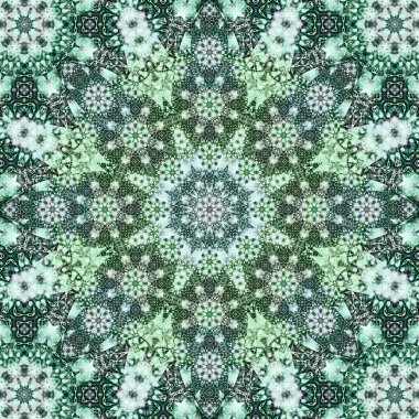 Kusursuz kare desenli. Sanat eseri. Kaleydoskop