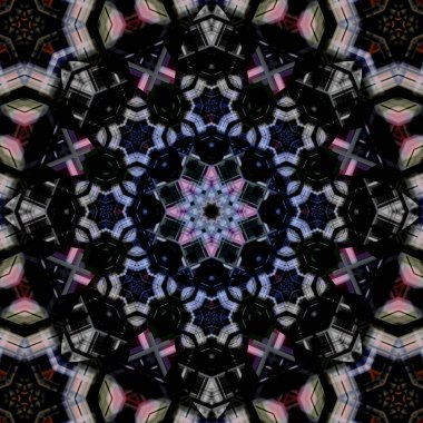 Kusursuz kare desenli. Sanat eseri. Kaleydoskop