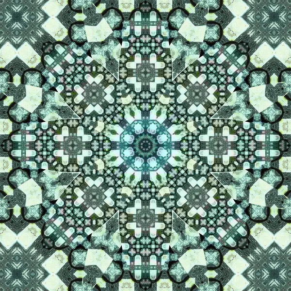 stock image Seamless square pattern texture. Art pattern. Kaleidoscope