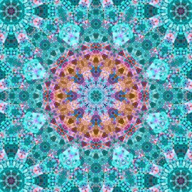 Kusursuz kare desenli. Sanat eseri. Kaleydoskop