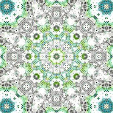 Kusursuz kare desenli. Sanat eseri. Kaleydoskop