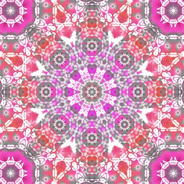 Kusursuz kare desenli. Sanat eseri. Kaleydoskop