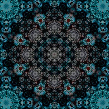 Kusursuz kare desenli. Sanat eseri. Kaleydoskop