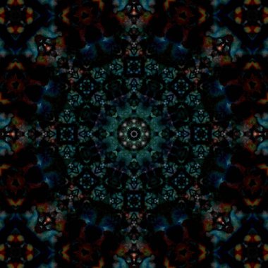 Kusursuz kare desenli. Sanat eseri. Kaleydoskop