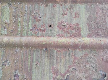 Paslı eski metal dokusu. Soyut resim.