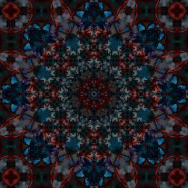 Kusursuz soyut kare deseni. Etnik desen.