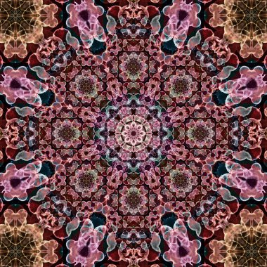 Kusursuz soyut kare deseni. Etnik desen.