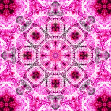 Kusursuz soyut kare deseni. Etnik desen.