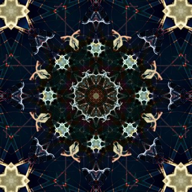 Kusursuz soyut kare deseni. Etnik desen.