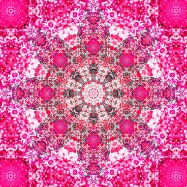 Kusursuz soyut kare deseni. Etnik desen.