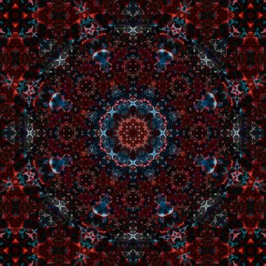 Kusursuz soyut kare deseni. Etnik desen.