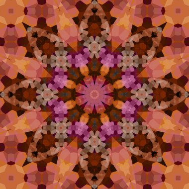 Kusursuz soyut kare deseni. Etnik desen.