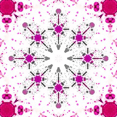 Kusursuz soyut kare deseni. Etnik desen.