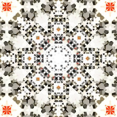 Kusursuz soyut kare deseni. Etnik desen.