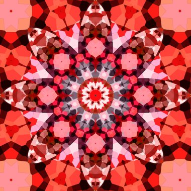 Kusursuz soyut kare deseni. Etnik desen.