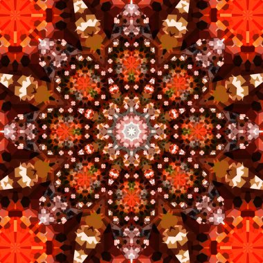 Kusursuz soyut kare deseni. Etnik desen.