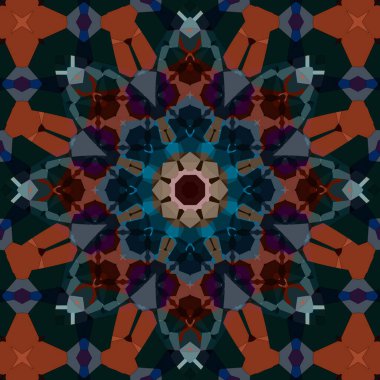 Kusursuz soyut kare deseni. Etnik desen.