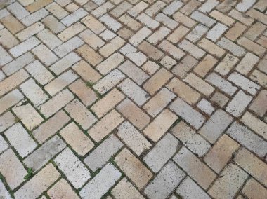 Eski tuğla dokusu. Tasarım için kuru sıkı. Çatlak tuğla.