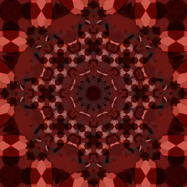 シームレスな抽象正方形パターン エスニック パターン — ストック写真