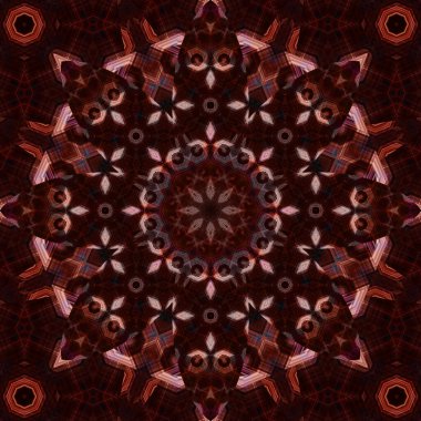 Kusursuz soyut kare deseni. Etnik desen.