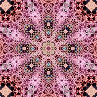 Kusursuz soyut kare deseni. Etnik desen.