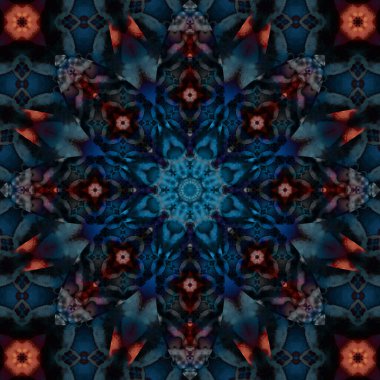 Kusursuz soyut kare deseni. Etnik desen.