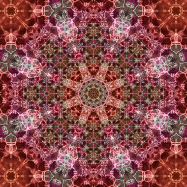 Kusursuz soyut kare deseni. Etnik desen.