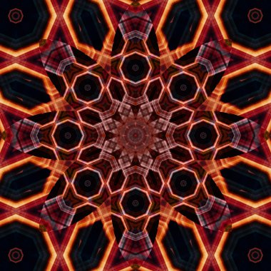 Kusursuz soyut kare deseni. Etnik desen.